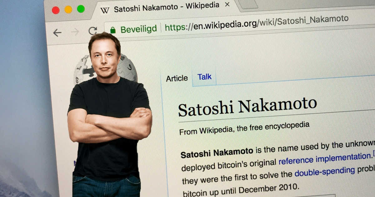 Elon Musk is Satoshi Nakamoto?